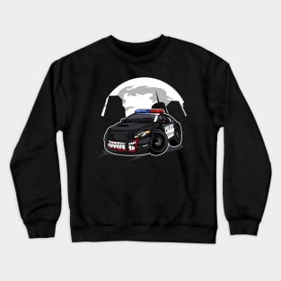 Police monster car Crewneck Sweatshirt